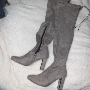 Over the Knee Suede Boot Never Been Worn